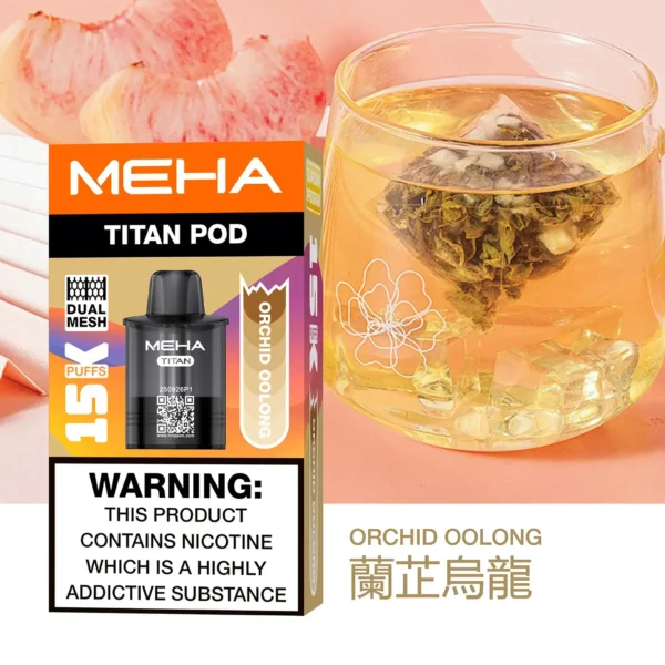 20251216203357.webp MEHA魅嗨TITAN泰坦 15000口專用煙彈 15ml巨量裝 Mesh網芯霧化怪獸定位 台灣現貨