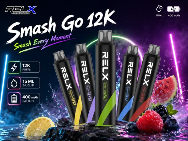 ChatGPT-Image-2026年8月31日-上午04_15_34.webp RELX Smash Go 12000口拋棄式電子煙 隨身大容量設備 400mAh穩壓續航 台灣現貨秒發