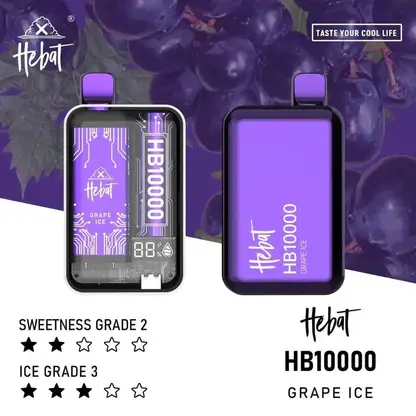 Hebat喜貝拋棄式一次性10000口-5.webp Hebat喜貝系列 10000口大容量拋棄式電子煙 15ml儲油艙替換系統 5%尼古丁鹽 台灣現貨
