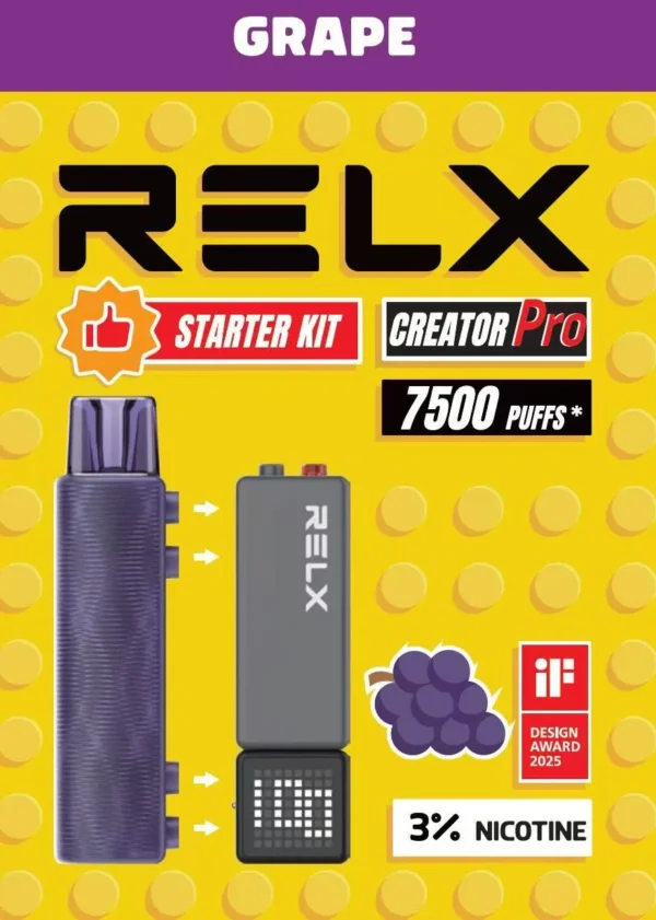 RELX悅刻 Creator積木7000口拋棄式電子煙套裝 新手入門隨身主機 6ml儲油倉 台灣現貨秒發