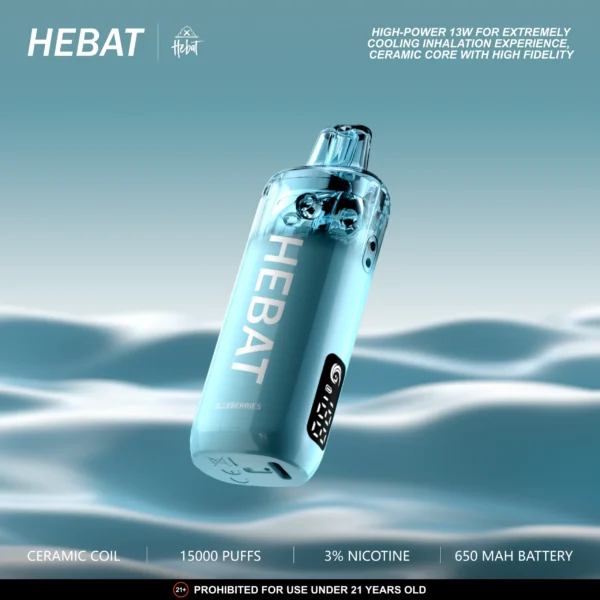 禧貝15000口圖2-scaled-1.webp Hebat喜貝 15000口拋棄式電子煙 隨身大口數設備 650mAh極速快充穩壓續航 台灣現貨