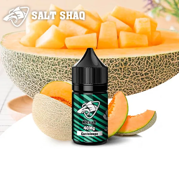 鯊克-煙油-哈密瓜 SALTSHAQ鯊克煙油 隨身小煙解癮神器 30ml極致爆爽涼感 40mg尼古丁鹽 台灣現貨秒發