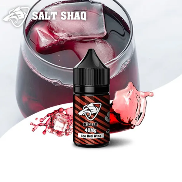 鯊克-煙油-紅酒冰 SALTSHAQ鯊克煙油 隨身小煙解癮神器 30ml極致爆爽涼感 40mg尼古丁鹽 台灣現貨秒發
