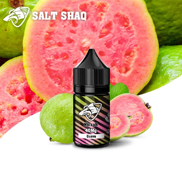 鯊克-煙油-芭樂 SALTSHAQ鯊克煙油 隨身小煙解癮神器 30ml極致爆爽涼感 40mg尼古丁鹽 台灣現貨秒發